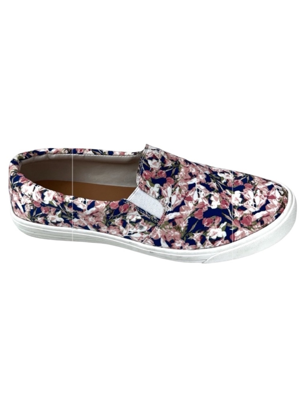 J. Crew Multicolor Floral Slip On Canvas Comfort All Day Shoes